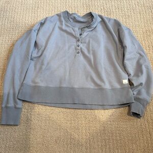 VUORI crew Henley sweatshirt SMALL